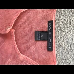 100% cashmere pink cardigan